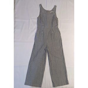 Madewell Striped Overall Jumpsuit